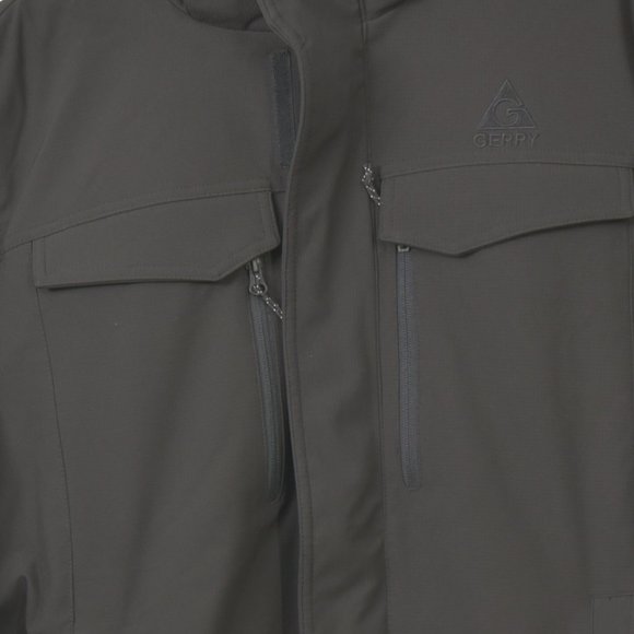 Gerry Men's Hooded Nimbus Tech Jacket Black - Picture 2 of 9